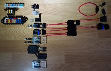 Блоки, держатели, разветвители предохранителей